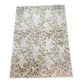 Hand Knotted Wool + Silk Pile Rug - 8′8″ × 11′10″. Original Price: $7,800