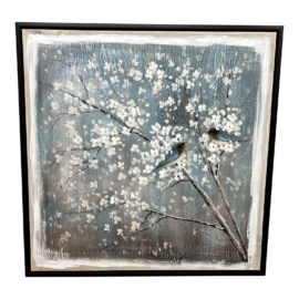 Dogwood Branches + Blue Birds Giclee Print