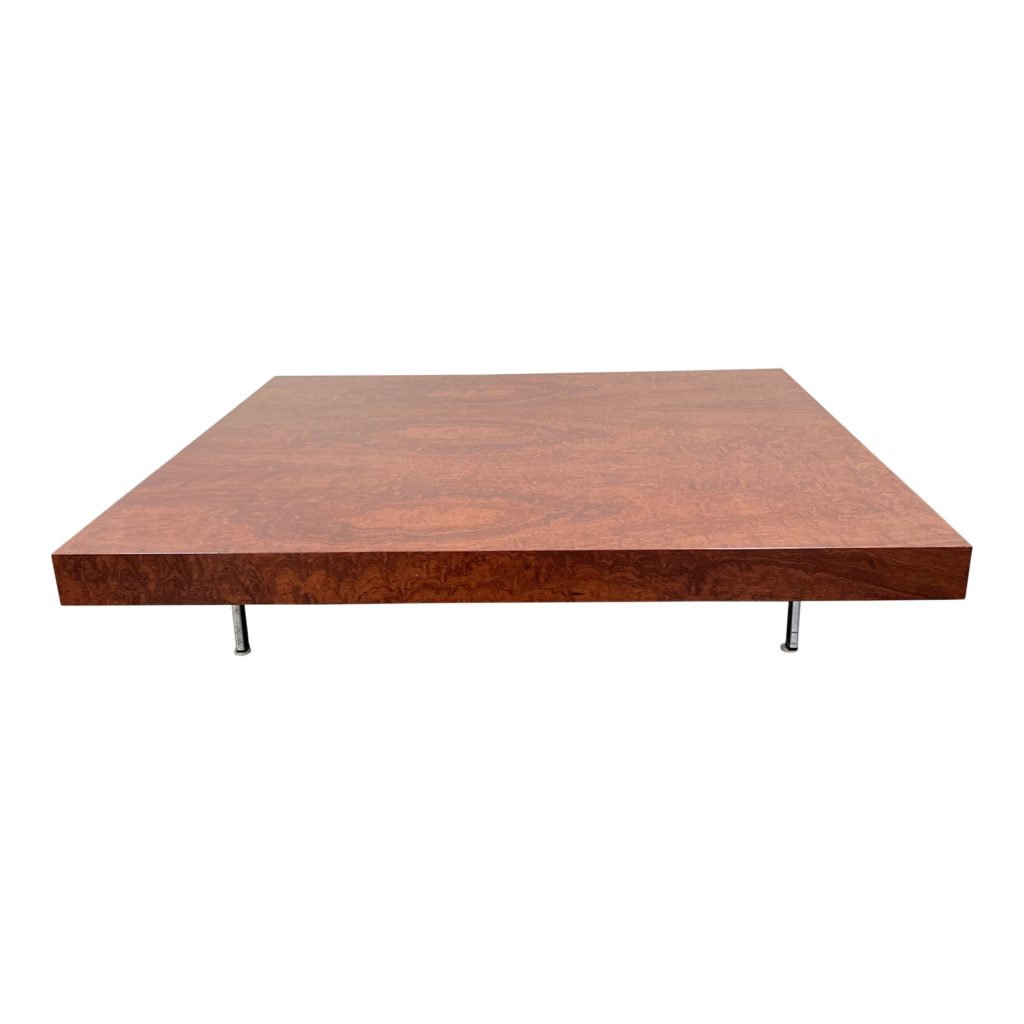 Custom Design Trestle Wenge Wood Dining Table | Design Plus Gallery