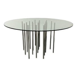 Bonaldo Bartoli Design Mille Rounded Dining Table. Original Price: $4,000