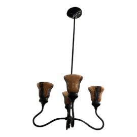 Metro Lighting Upright Chandelier With Four Arms