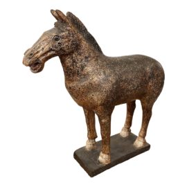 Vintage Donkey Paper Machete Objet