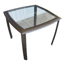 Brown Jordan Wave All Weather Outdoor Side Table. Original Price: $998
