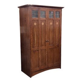 Stickley Mission Collection Harvey Ellis Entertainment Center. Original Price: $7,000