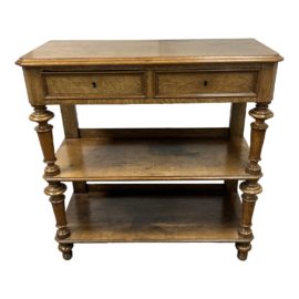 19th Century + Kendall Wilkinson French Soiree Oak Console Table