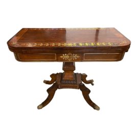 19th Century + Kendall Wilkinson Flip Top Game Table. Original Price: $3,000
