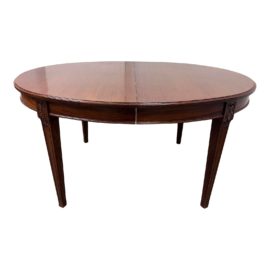 19th Century France Art Nouveau Cherrywood Dining Table