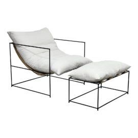 Croft House Sierra Chair + Ottoman, a Set. Original Price: $1,945