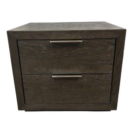 Restoration Hardware Machinto Closed Nightstand. Original Price: $1,600