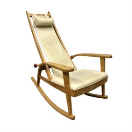 Robert Erickson Woodworking South Yuba Floating Back Rocking Chair. Original Price: $7,425