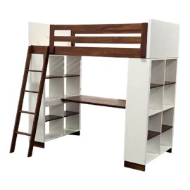 Room & Board Moda Loft Bed + Desk + Two Bookcases. Original Price: $3,720