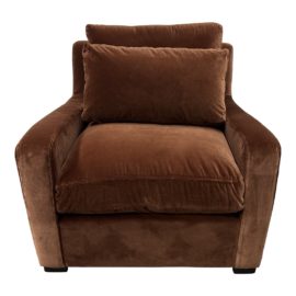 HD Buttercup Velvet Stratten Occasional Chair