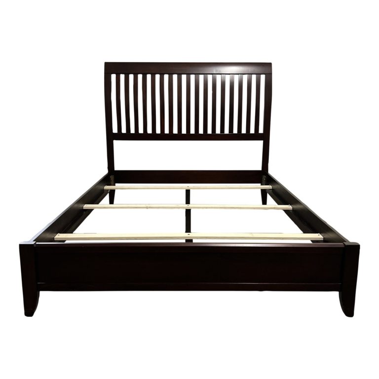 Eastern King William Sonoma Keating Canopy Bed Frame. Original Price