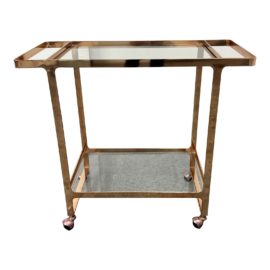 Cb2 Ceci Thompson Dolce Vita Rose Gold Bar Cart. Original Price: $300