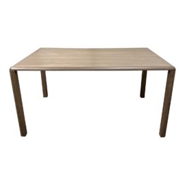 Custom Design Belford Ashwood Pecan Finish Dining Table. Original Price: $2,875