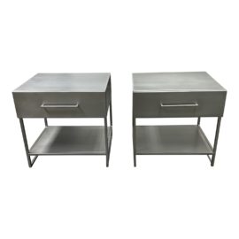CB2 Proof Nightstands - a Pair. Original Price: $400
