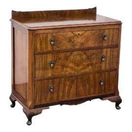 Neoclassical Three Drawer Standard Tuscan Dresser