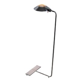 Cedric Hartman Sleek Tilt/Swivel Chrome Floor Lamp. Original Price: $6,800