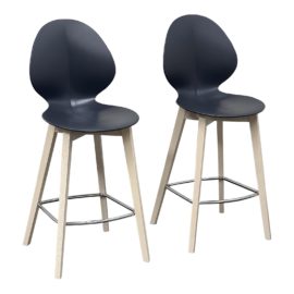 Callligaris Mr. Smith Basil Counter Stools, a Pair. Original Price: $860
