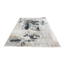 NEW Surya Quatro Silver Polypro Area Rug - 7′11″ × 10′3″. Original Price: $530