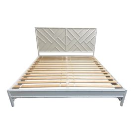 Eastern King Size Pottery Barn June Chinoiserie Bed Frame