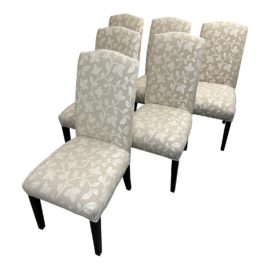 Jessica Charles Camelback Dining Chairs, Set of Six