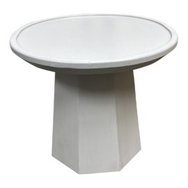 Normann Copenhagen Pine Light Gray Side Table. Original Price: $885