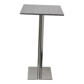 Cattelan Italia Stainless Steel Bistro Table. Original Price: $1,220