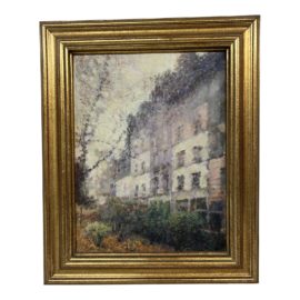 Impressionist Cityscape Original Framed Painting