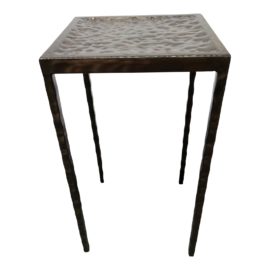 Kolkka Rio Hammered + Burnished Iron Side Table. Original Price: $750