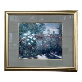 John Leslie Breck "Garden at Giverny" Framed Print