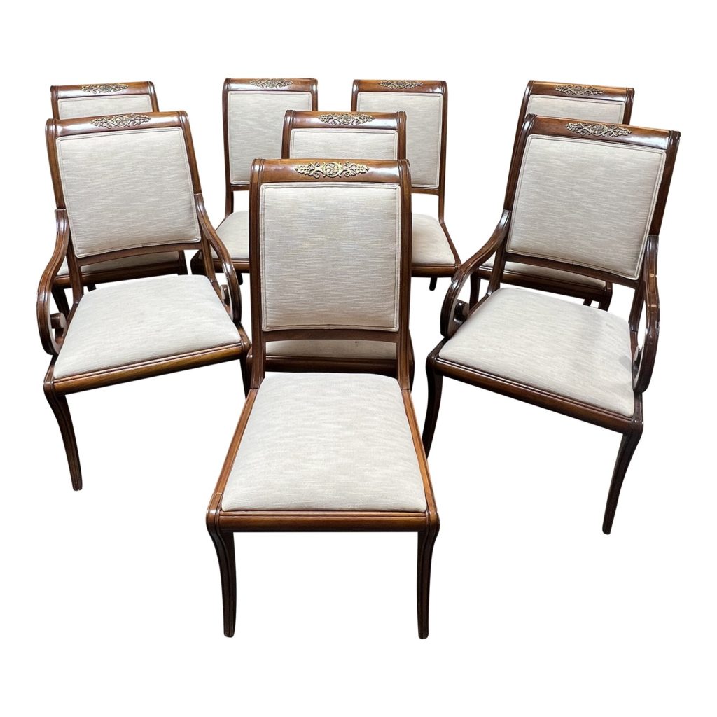 Henredon Natchez Collection Dining Chairs, Set of Eight Design Plus Gallery