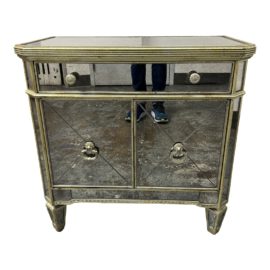 Borghese Collection Mirrored Nightstand. Original Price: $600