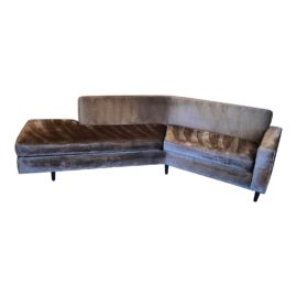 Thayer-Coggin Angled Bumper Sofa. Original Price: $10,000