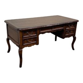 Vintage Custom Louis XV Style Writing Desk. Original Price: $5,000
