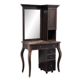 Three Piece Vintage Inspired Vanity Console