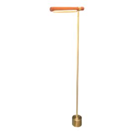 West Elm Linear Wood Led Floor Lamp. Original Price: $300