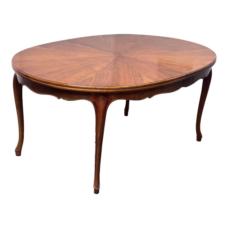 Restoration Hardware Salvaged Trestle Extension Table With French Round