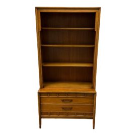 1962 John Van Koert for Drexel Meridian Collection Two Piece Hutch