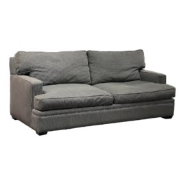 Crate & Barrel Della Charcoal Standard Sofa
