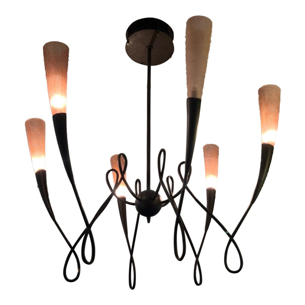 Fiona Mirror Chandelier by Made Goods. Original Price 3,100 Design