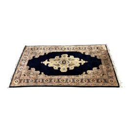 3ft × 5ft 5in Vintage Wool + Silk Area Rug