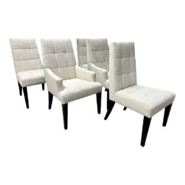 Barbara Barry for Henredon Upholstered Chairs, Set of Six