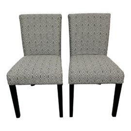 Crate & Barrel Parsons Chairs, a Pair. Original Price: $598