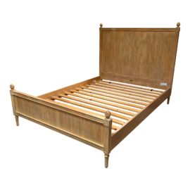 Full Size Restoration Hardware Louis XVI Bed Frame. Original Price: $2,150