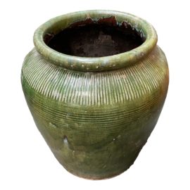 Vintage Tampayan Martaban Storage Vessel, Indonesia. Original Price: $2,250