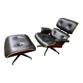 Herman Miller Charles and Ray Eames Lounge Chair + Ottoman. Original Price: $6,895
