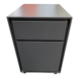 Crate & Barrel Pilsen Granite Two Drawer File Cabinet. Original Price: $249