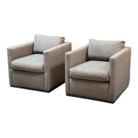Lee Industries Swivel Chairs for Sunrise Home, a Pair