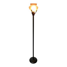 Pottery Barn Torchiere Bronze Floor Lamp